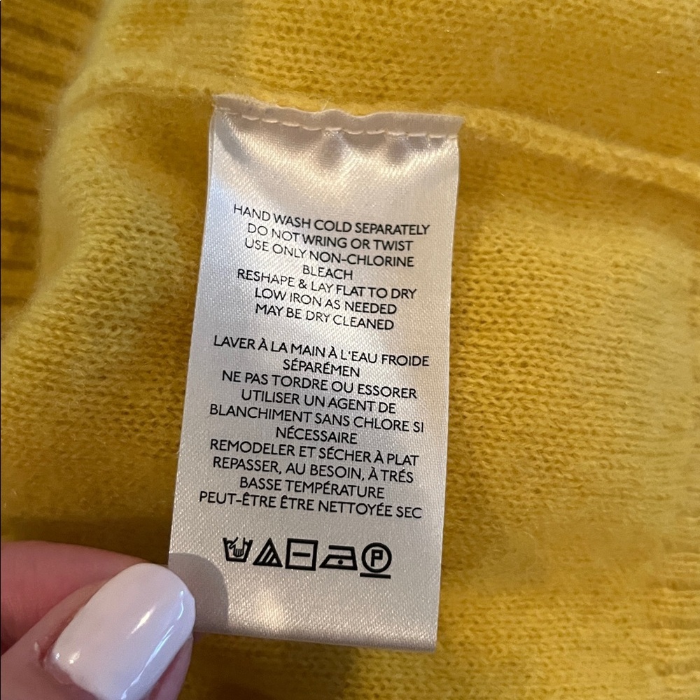 Free People Staycation Cashmere Pullover | size small - Picture 5 of 6